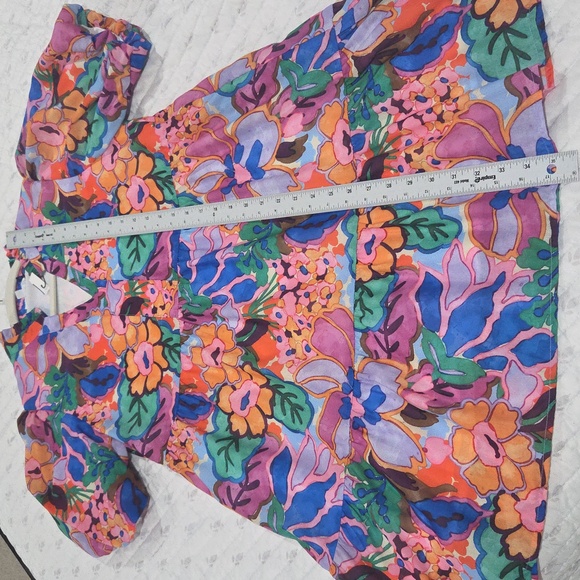 THML Beautiful, Floral, Tiered Dress. Lined. Excellent Condition!🌺🏵🌸🌼Medium - Picture 11 of 15